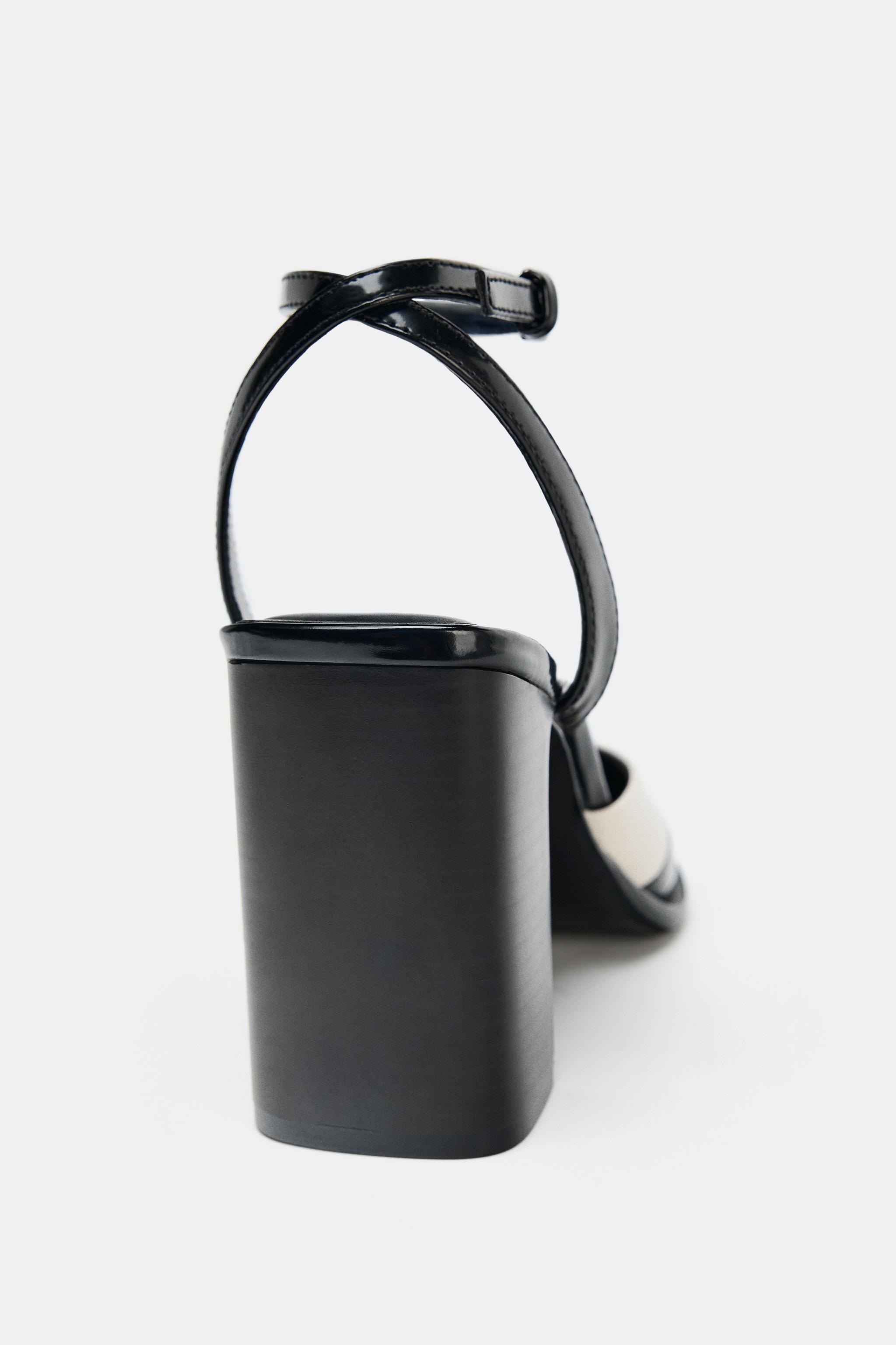 ANKLE STRAP HEELED SHOES